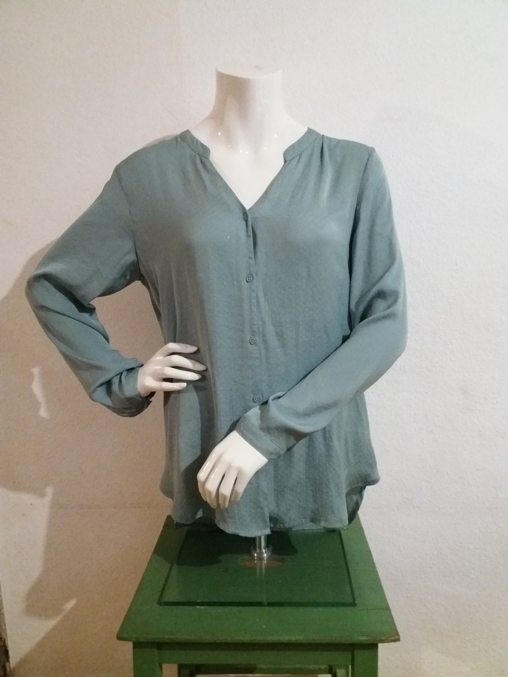 Mintgrüne Bluse