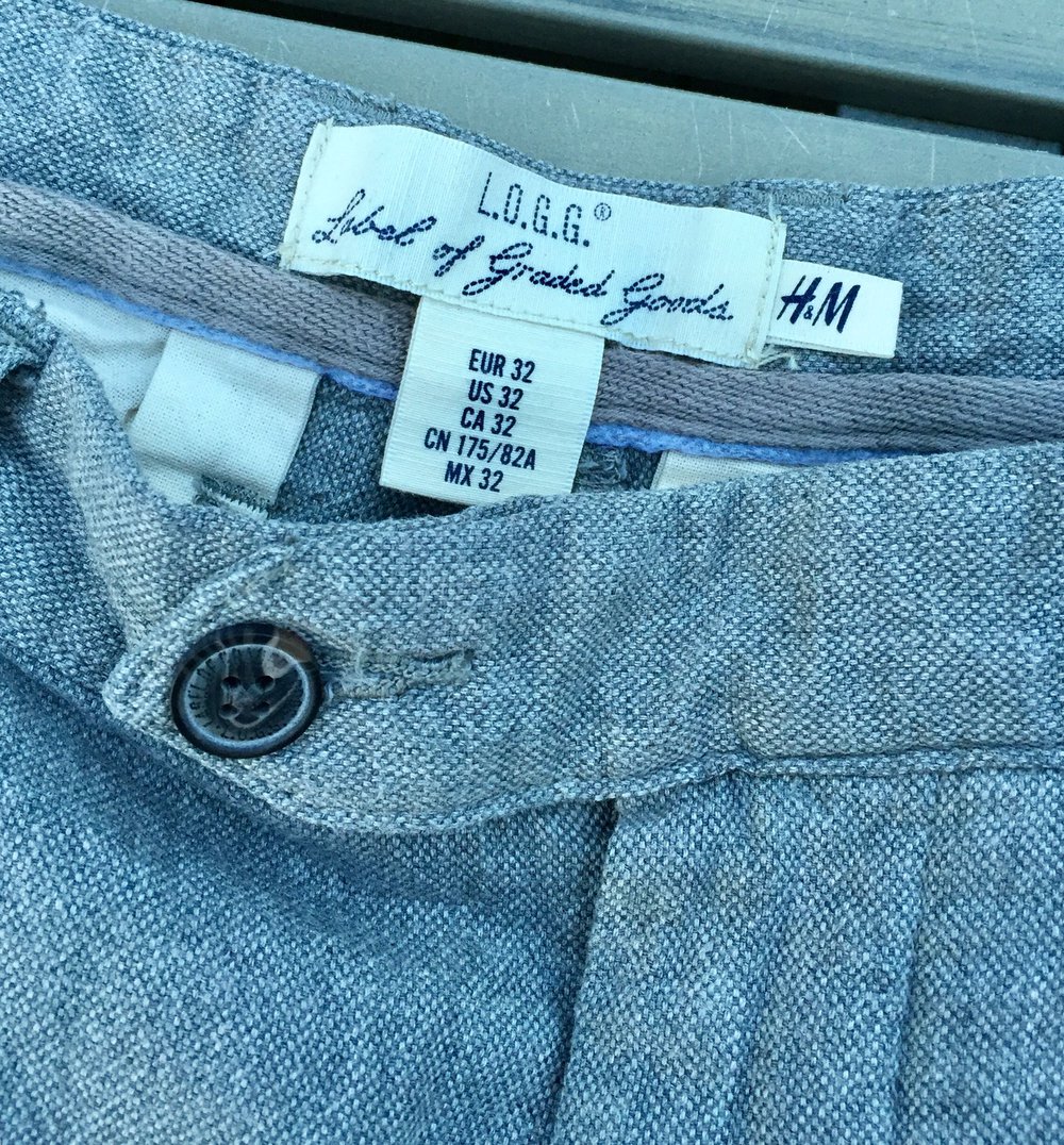 NEU: H&M kurze Anzughose SHORTS grau Gr. 32