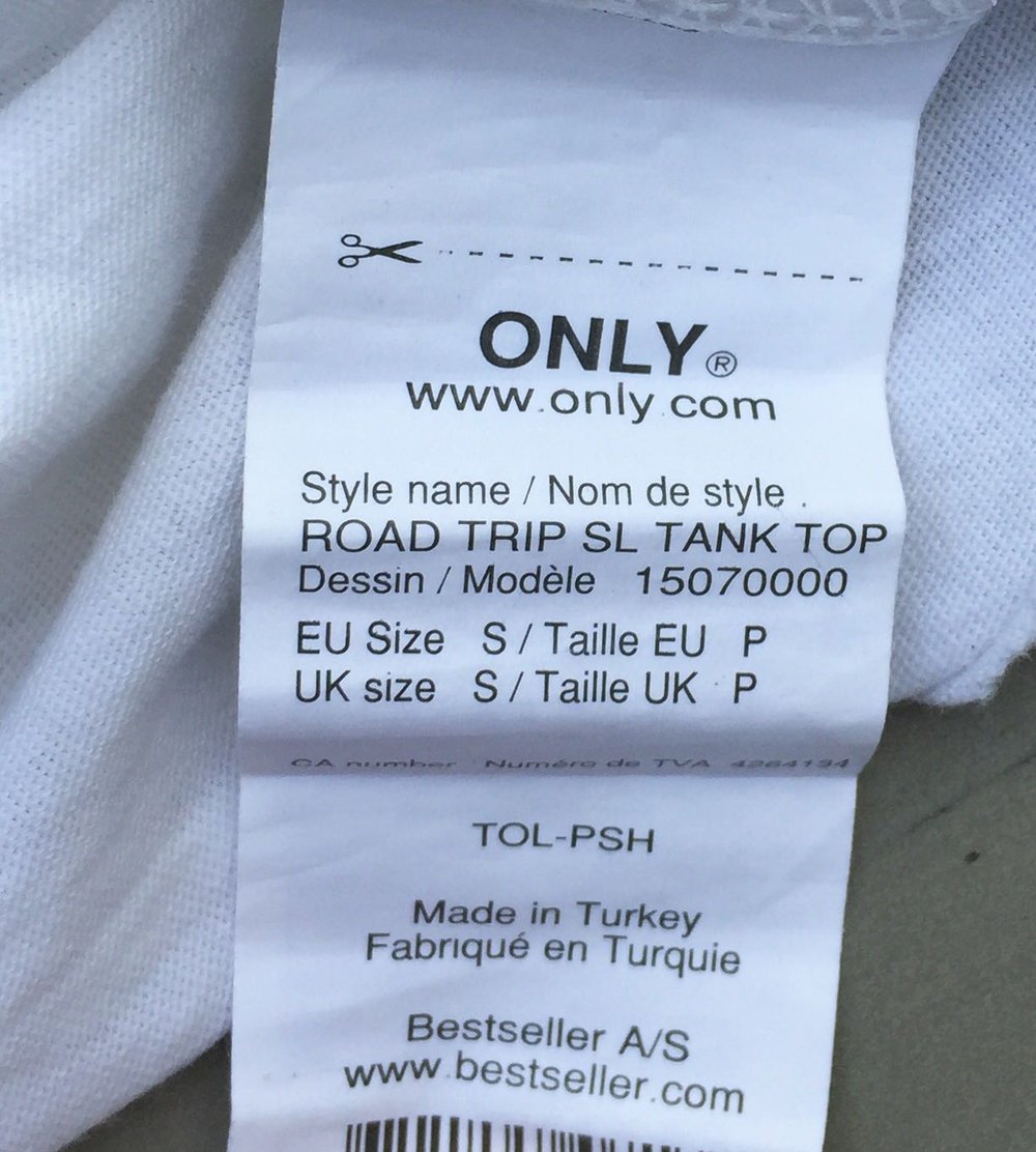 ONLY Tanktop TOP •Road Trip• Gr. S