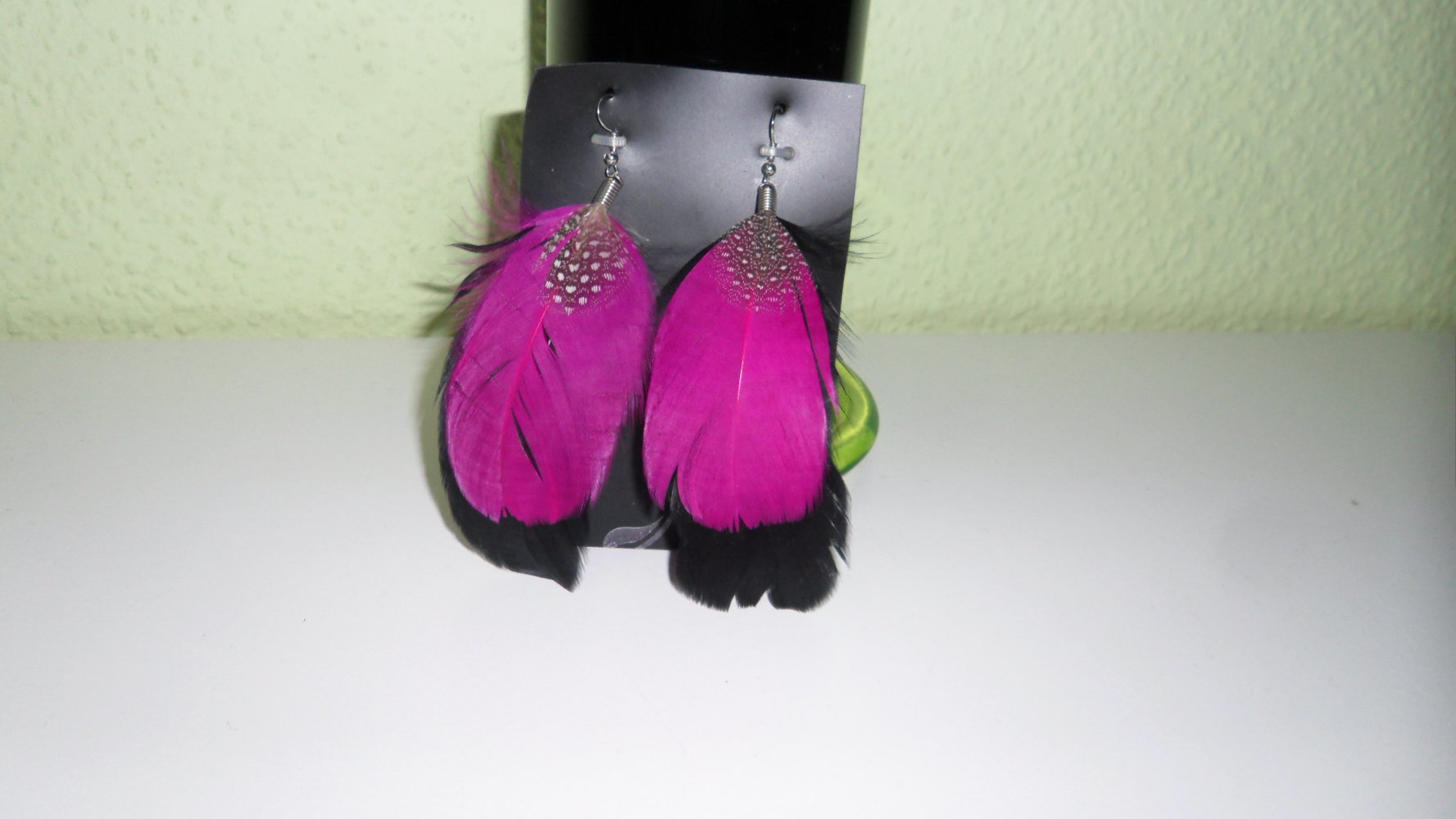 Federohrringe - neu - Ohrhänger - Federschmuck