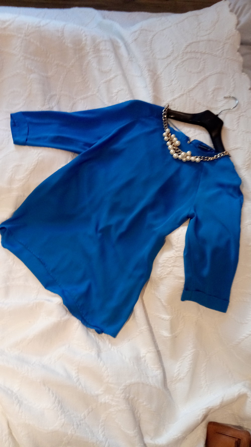 Blaue Bluse/Blusenshirt