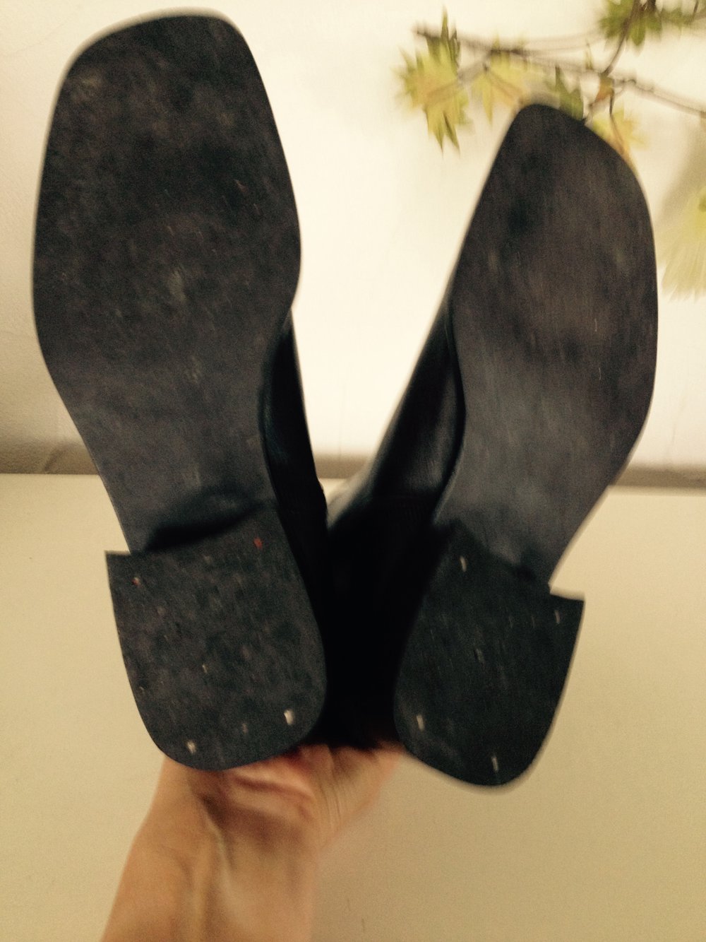 Elegante Braune Leder Stiefeletten Boots Schuhe