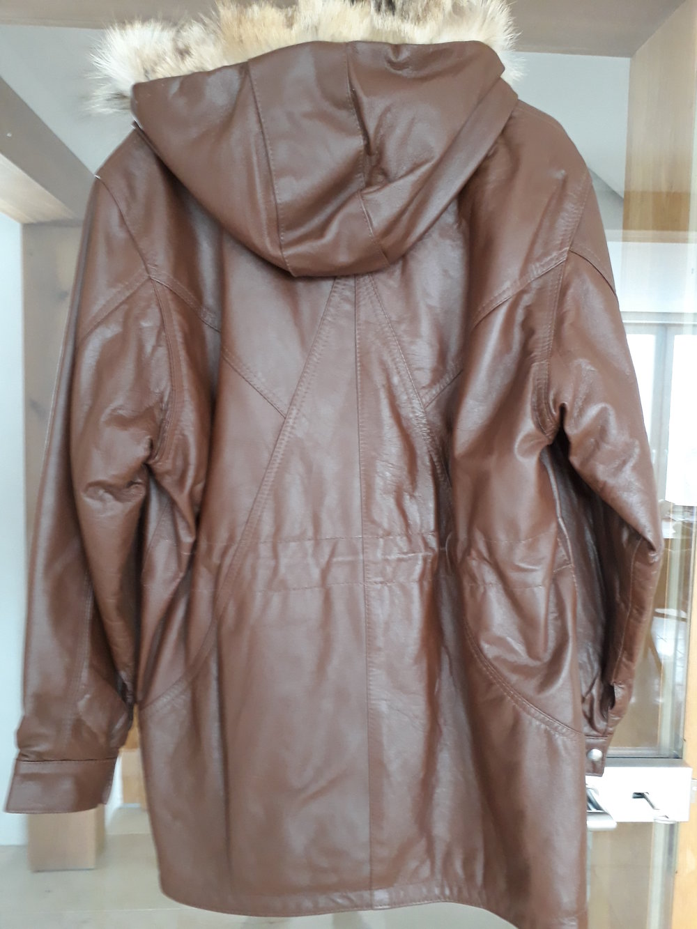 Lederjacke / Lederparka (Echtleder) -neu-