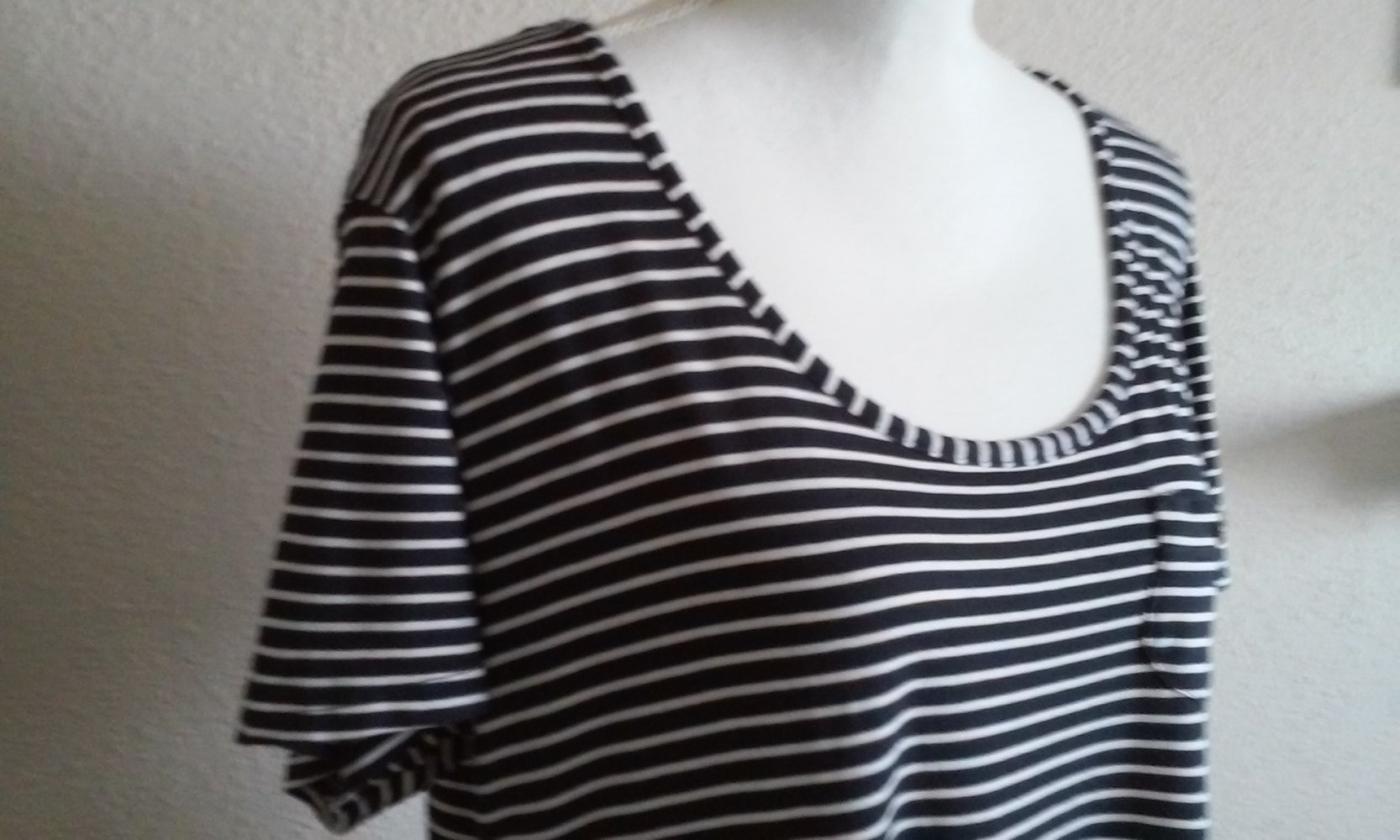 Tunika Top Zipfel-Shirt T-Shirt Matrosen - Look balu/weiß super stretchig