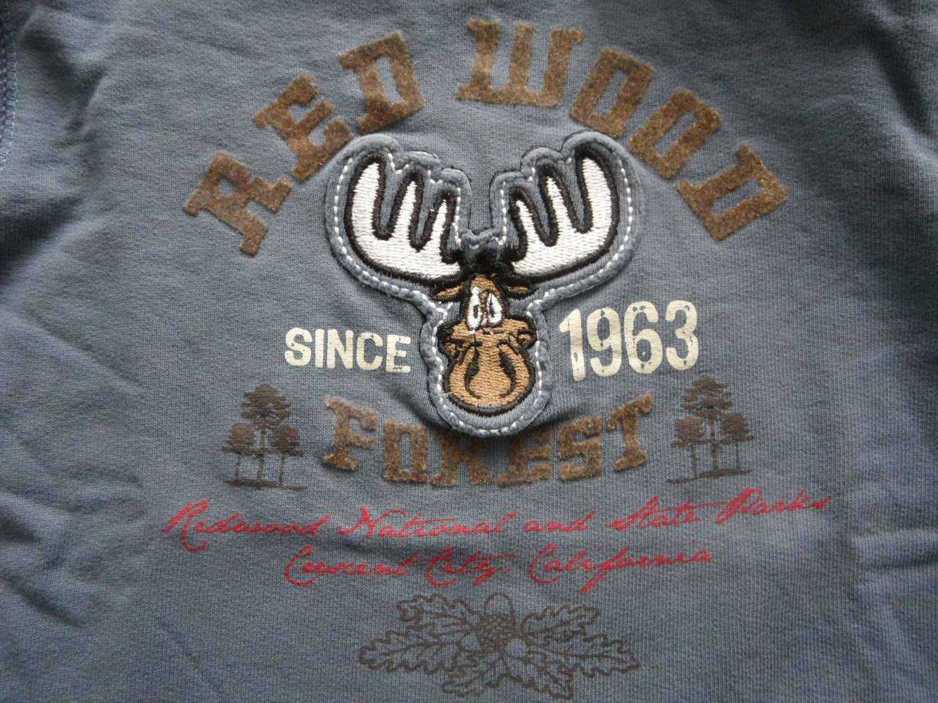 Elch Pulli Sweatshirt Gr. 80/86 von blue seven