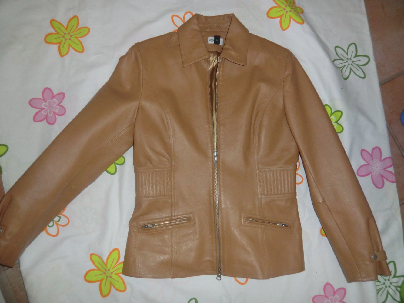 Jacke Lederjacke  Gr. S M 38 