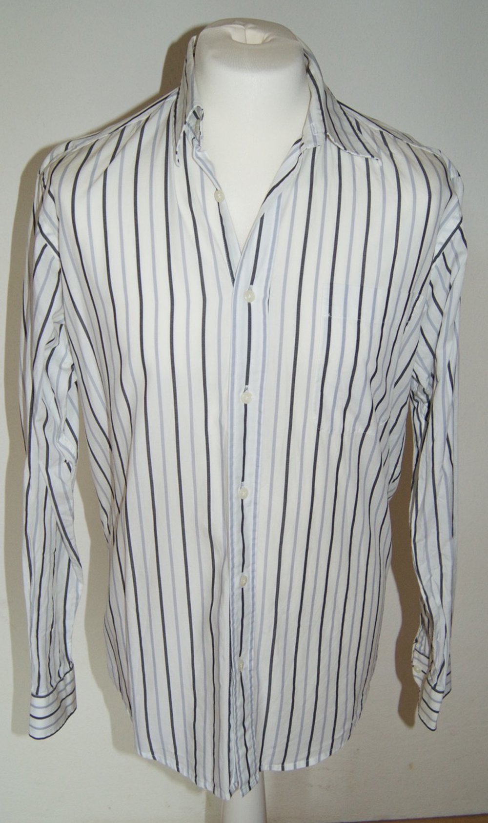 Herren Hemd - Gr. 39/40 - Langarm Hemd