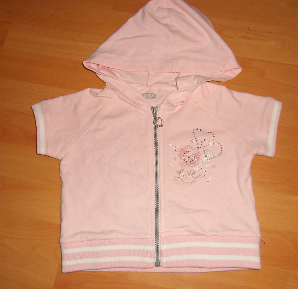 CQ/engl.-ganz tolles Set, Top + Jäckchen Gr.8-9y ca 122-134