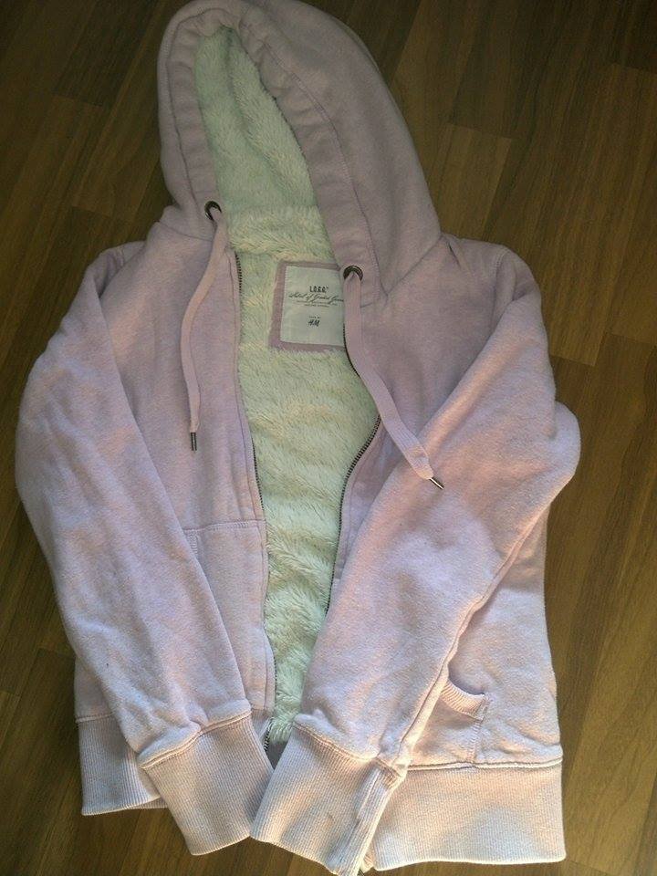 Rosa Sweatshirtjacke von H&M LOGG