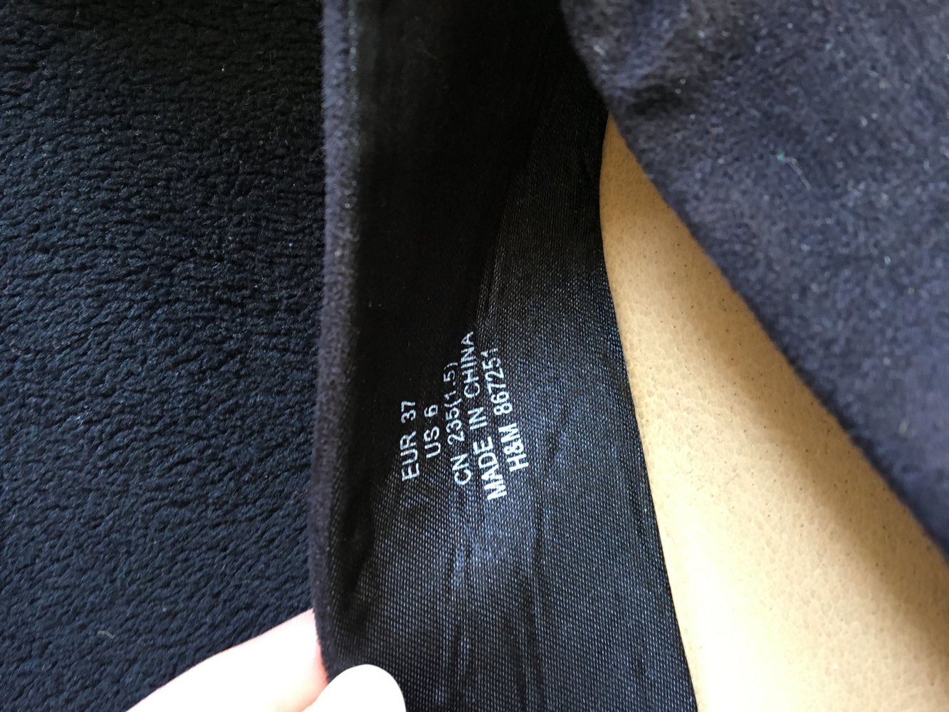 Schwarze Ballerinas von H&M