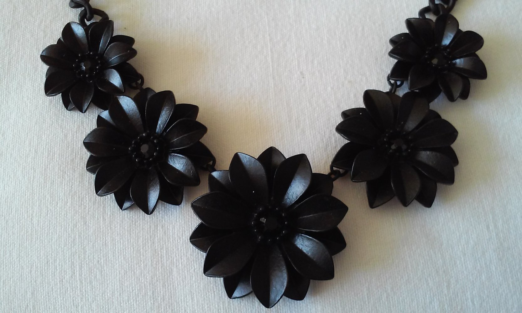  Statementkette Halskette, Kette und Ohrklips