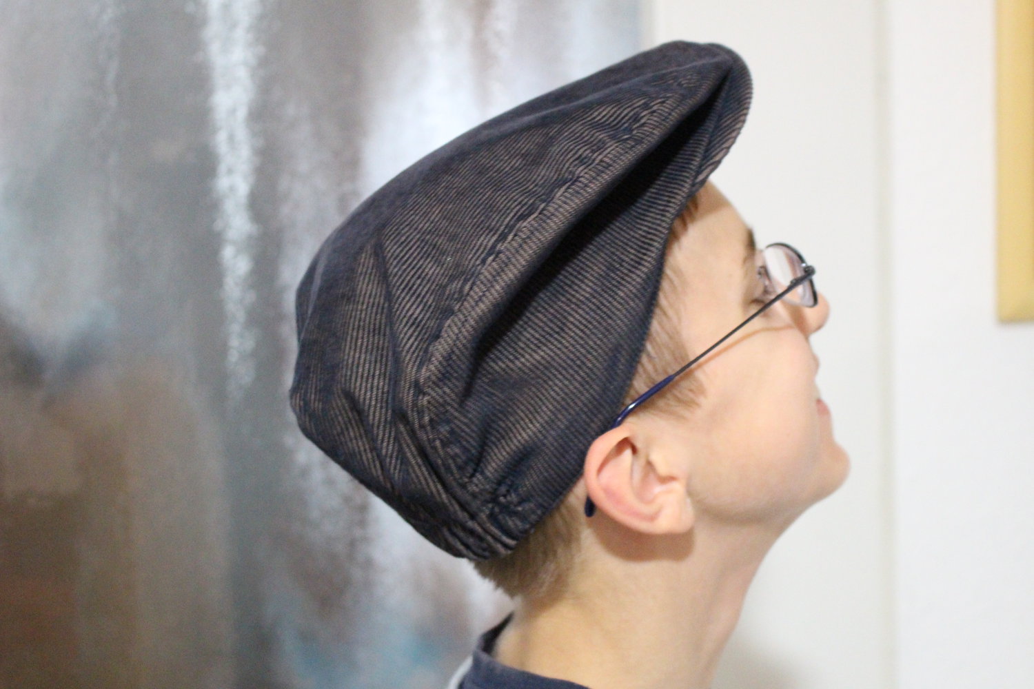 84. Schiebermütze/Käppy aus Cordstoff von Vertbaudet (Frankreich), Gr. 6-8 Jahre, Gr. 50