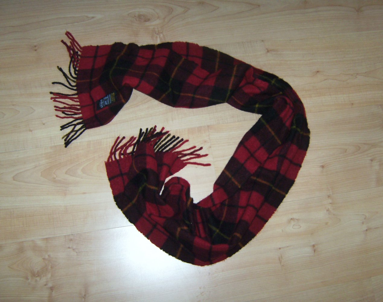 100 % Lambswool, Schurwolle Winterschal Karo Clans of ScotlandSchal, Highland Castle, 