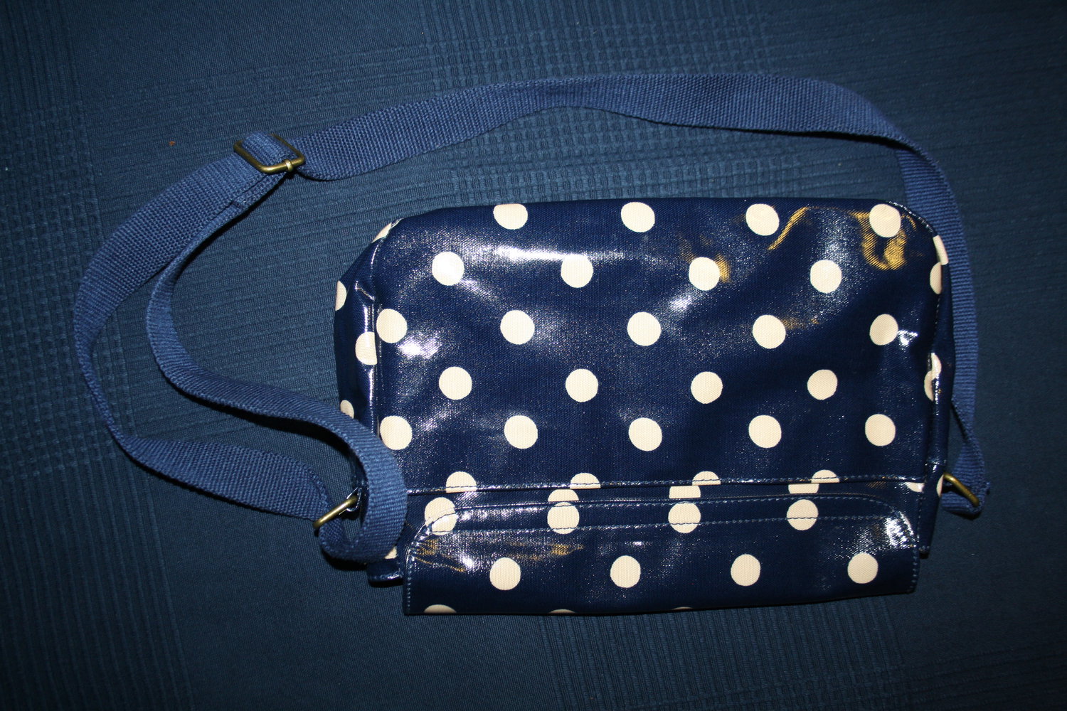 Cath Kidston Tasche blau weißgepunktet