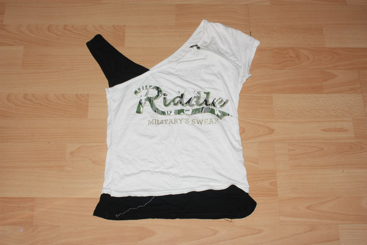 Top im Military Look, Gr. S / 36