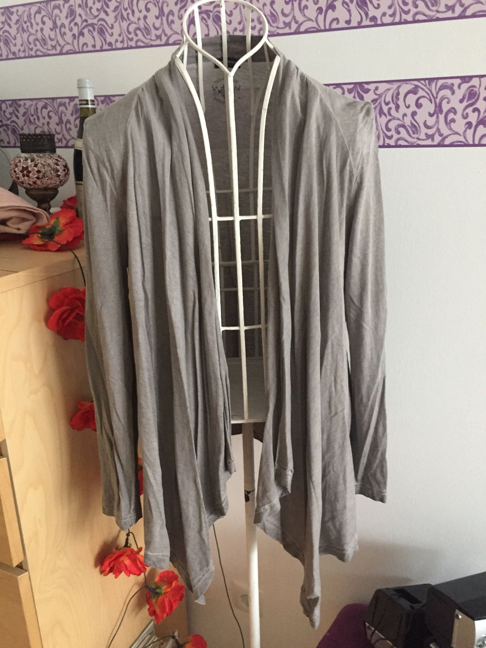 Grauer Zipfelcardigan von Gerry Weber