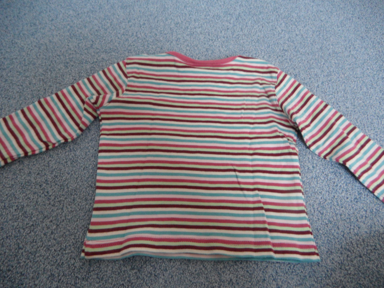 Twinnies gestreiftes Langarmshirt