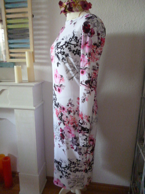 TopShop Rosenblüten Vogel Maxikleid 40/42