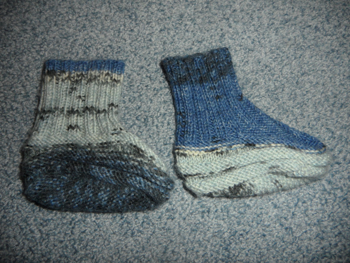 DIY Schuhe Socken Strick Gr. 15/16