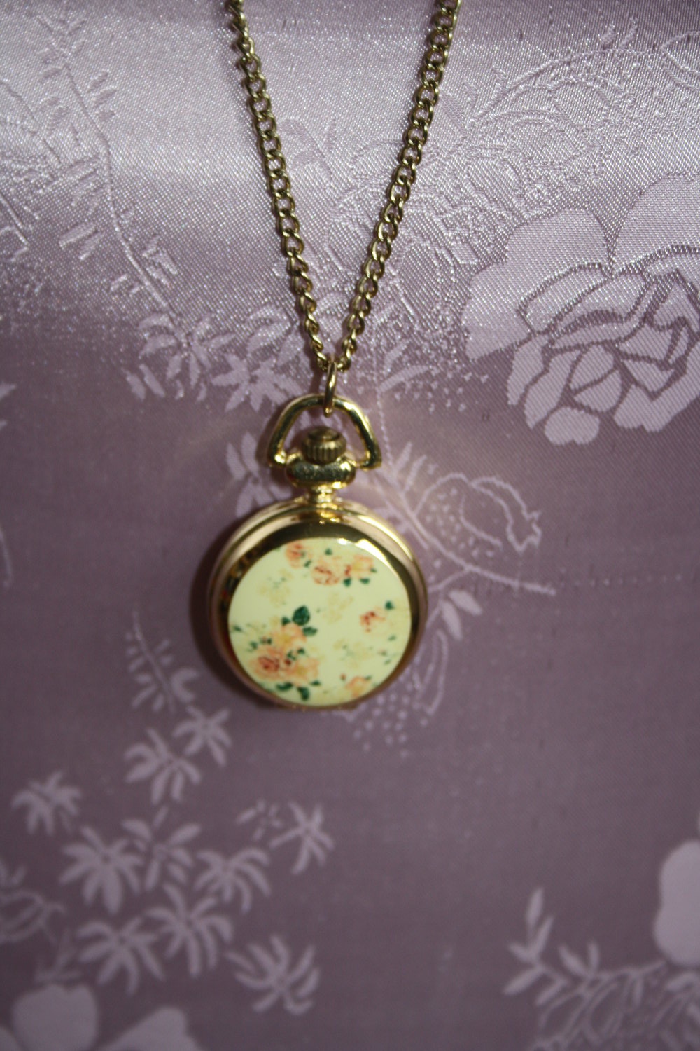 * lange Kette gold Taschenuhr Uhr vintage