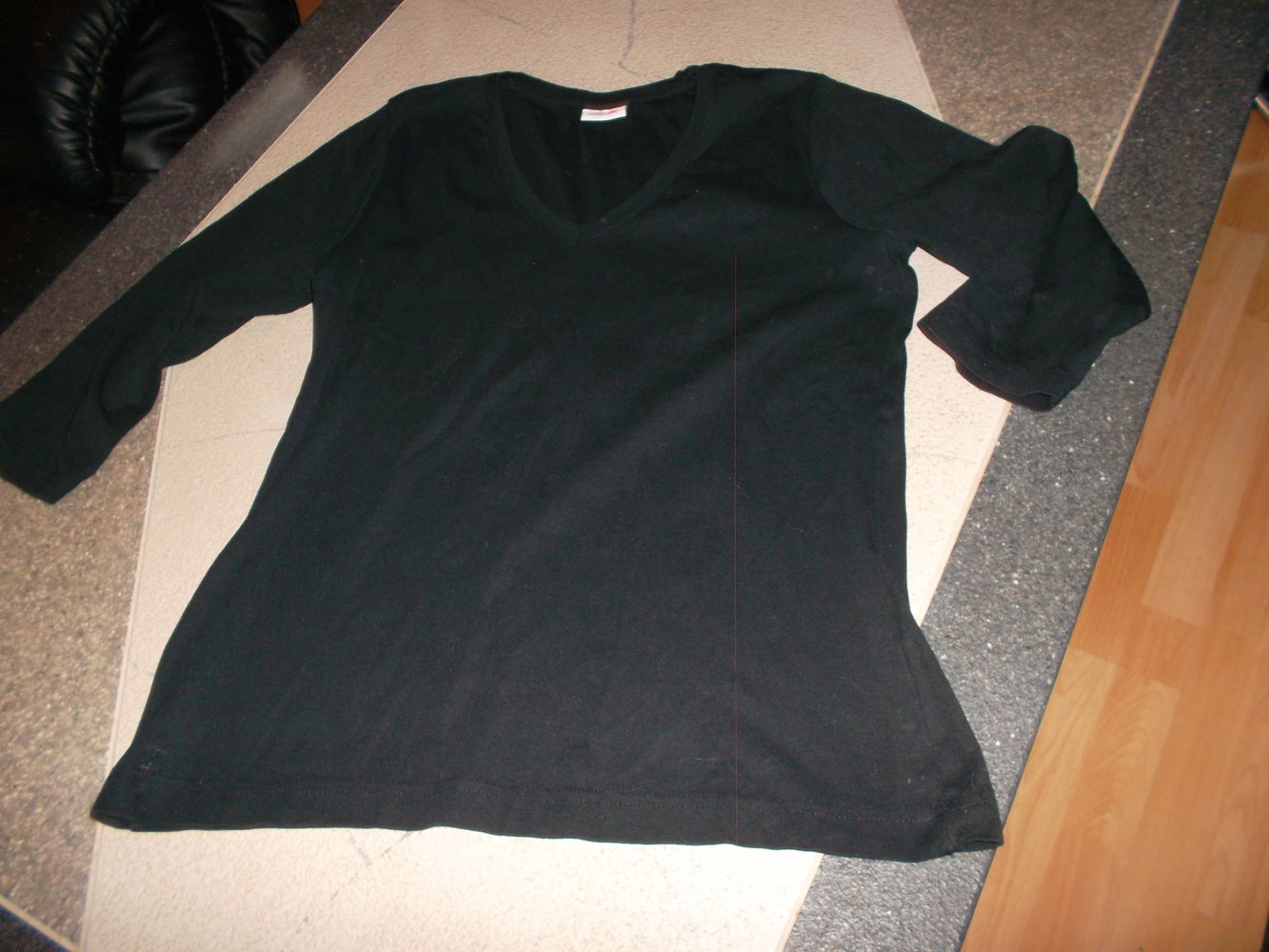schwarzes sweatshirt,gr. 40/42