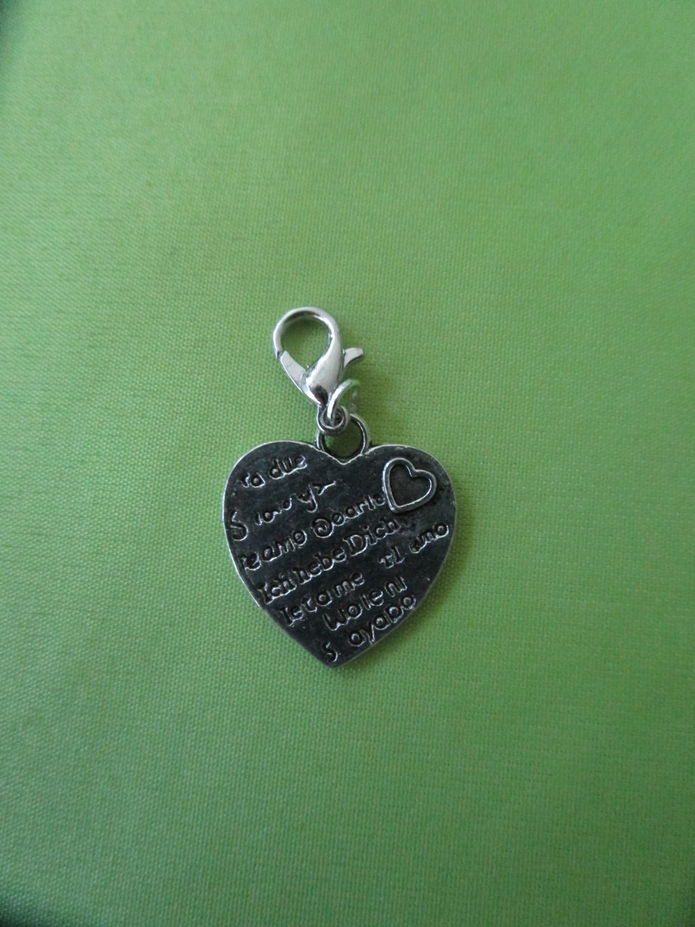 Schöner Charm Anhänger Herz 