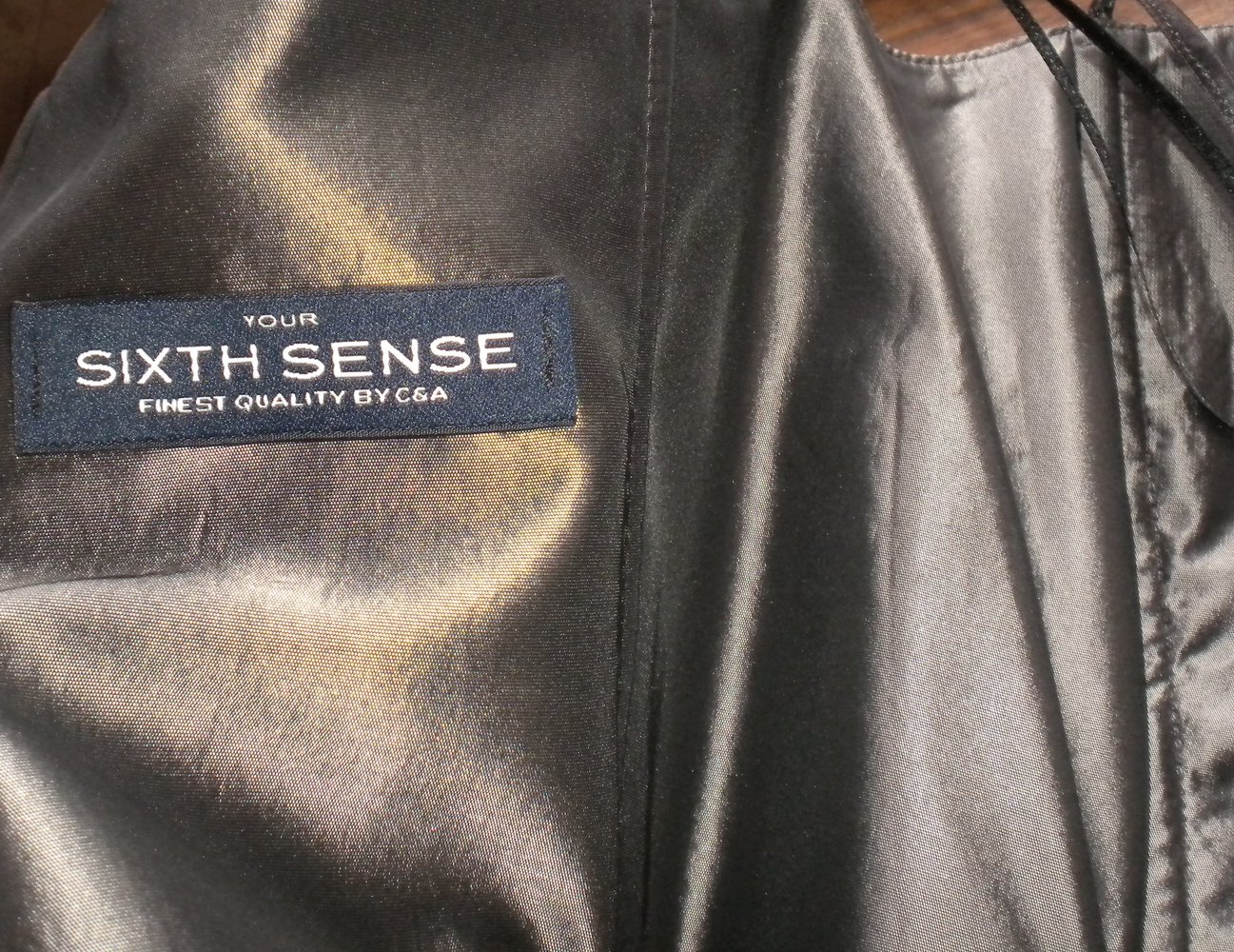 dunkelgrau silbernes Ballkleid, Sixth Sense (C&A), Größe 34