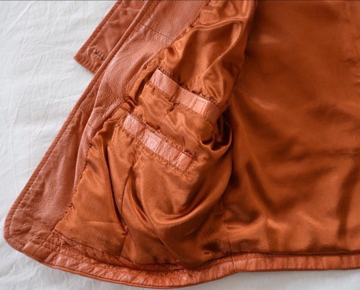 Damen-Lederweste, kurz