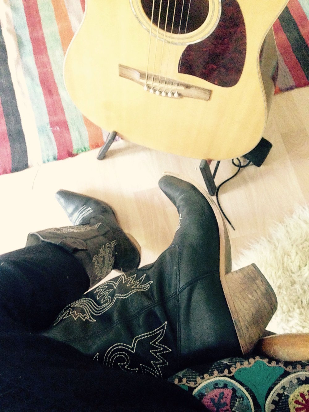 Mustang Cowboystiefel schwarz Gr. 38