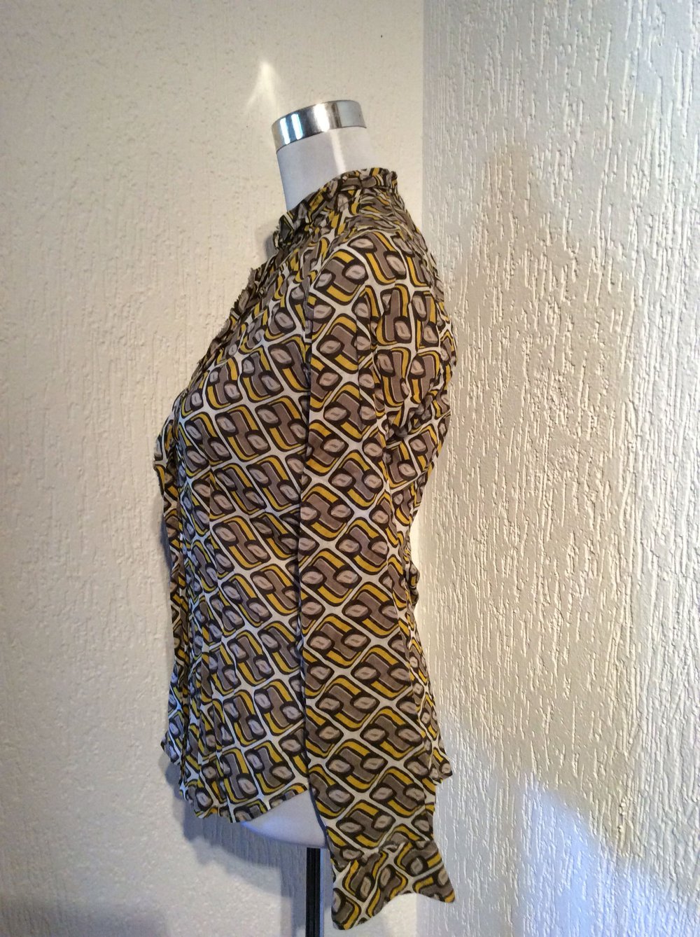 Caliban Rue de Mathieu Bluse Hemd 34/36 neu leicht transparent 