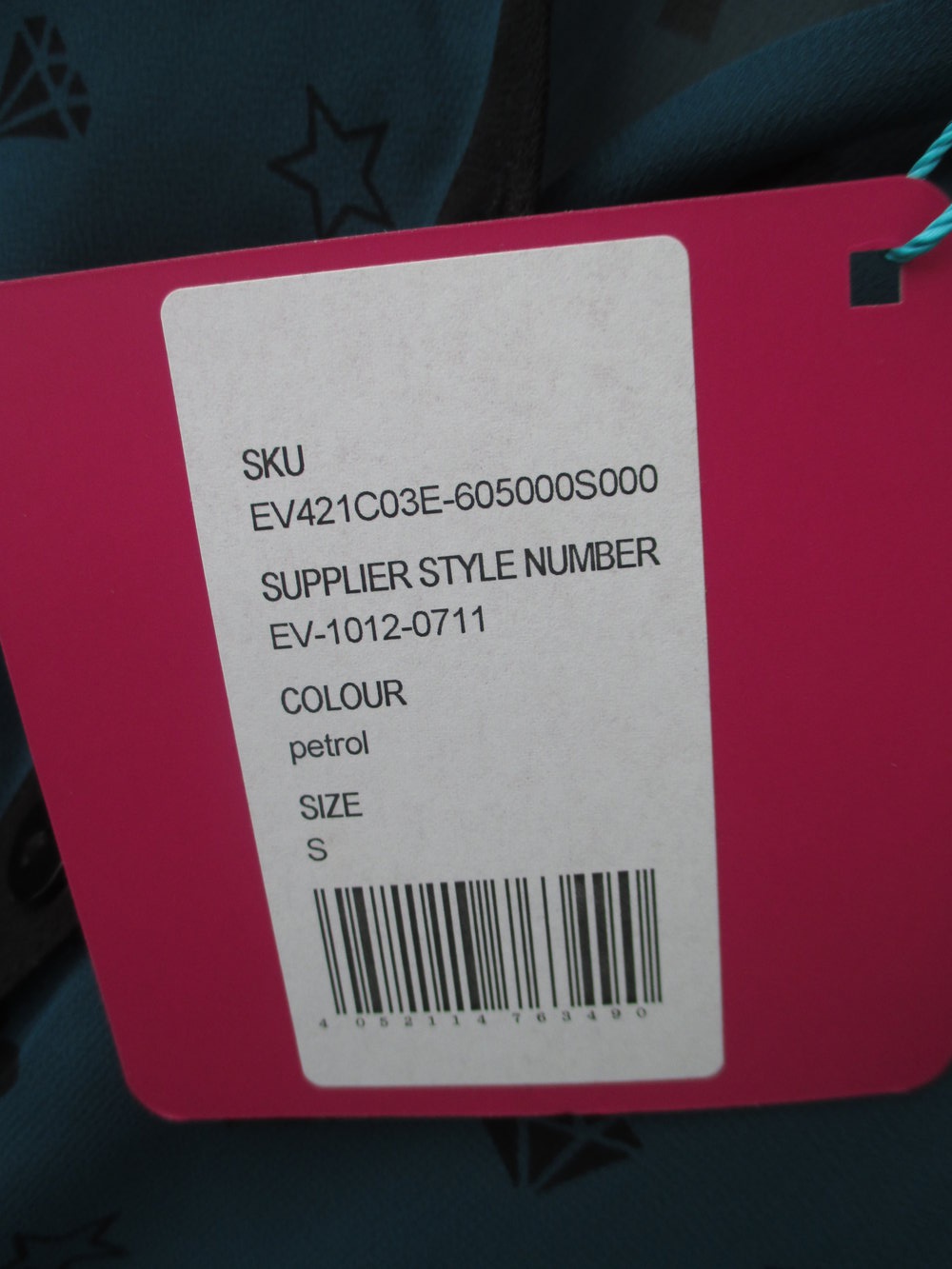 even & odd, maritimes Kleid in petrol. schwarz, jeu mit Etikett, Gr. S