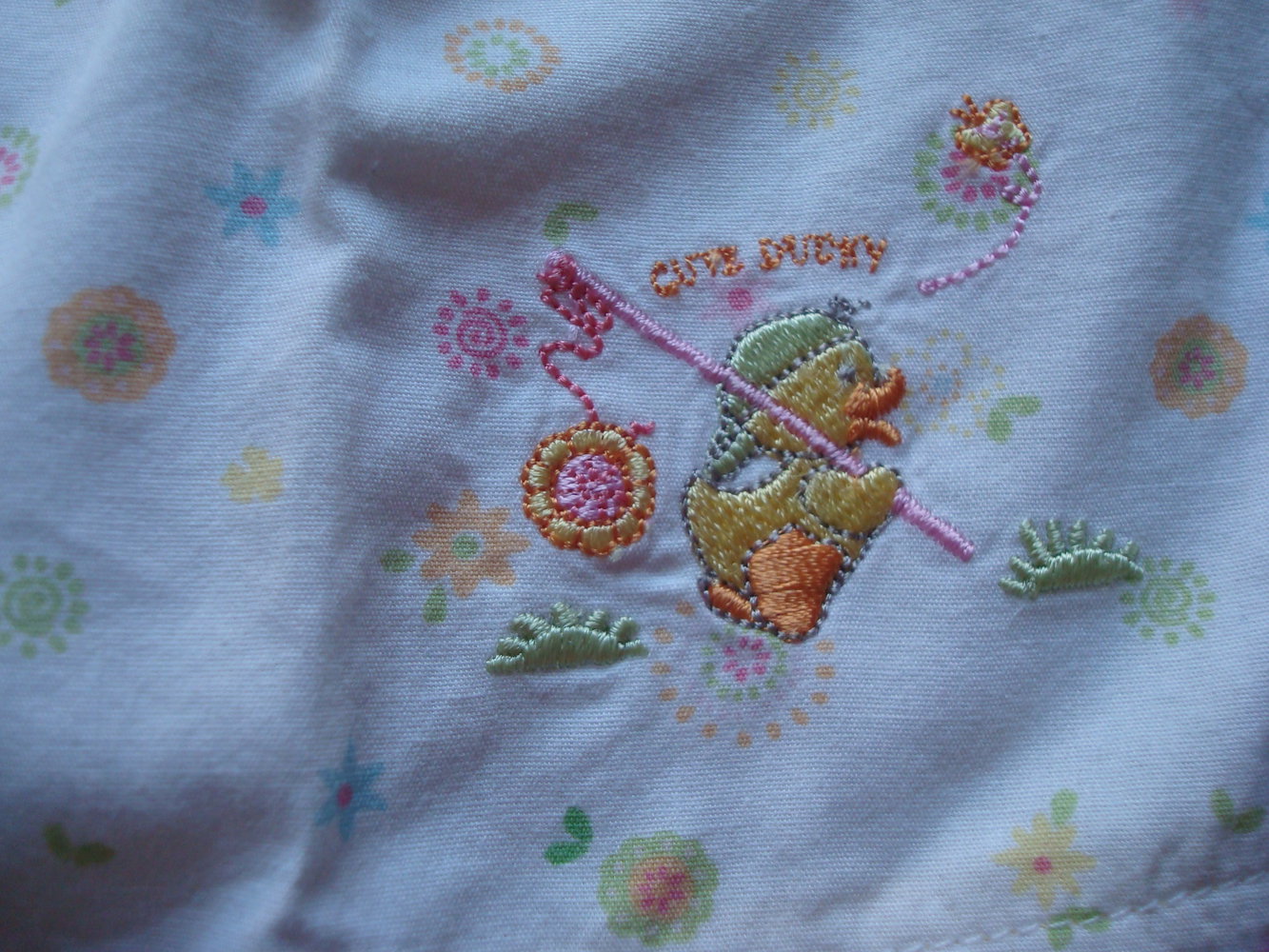 süßes Sommerkleid mit Blumen Gr. 74