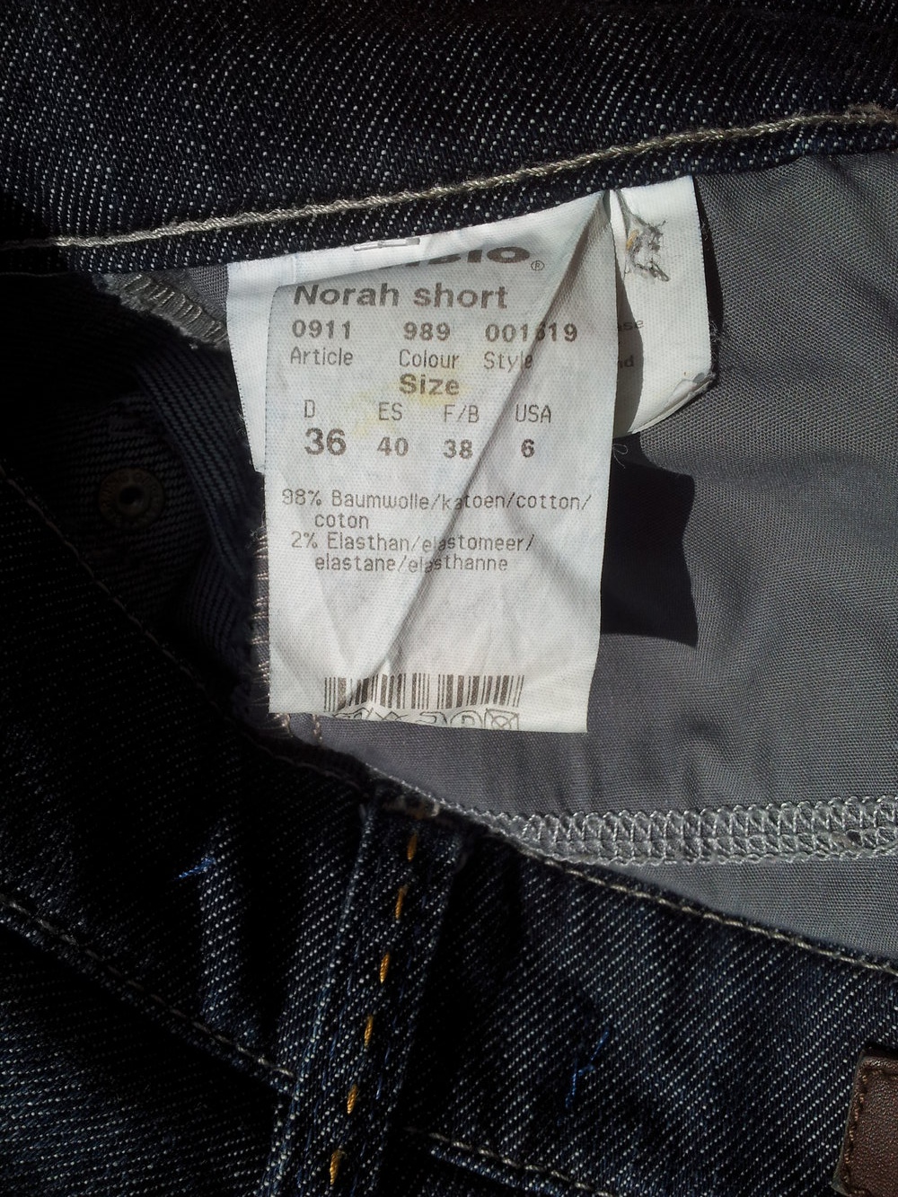 Jeans 7/8 Stiefelhose Cambio Gr. 36