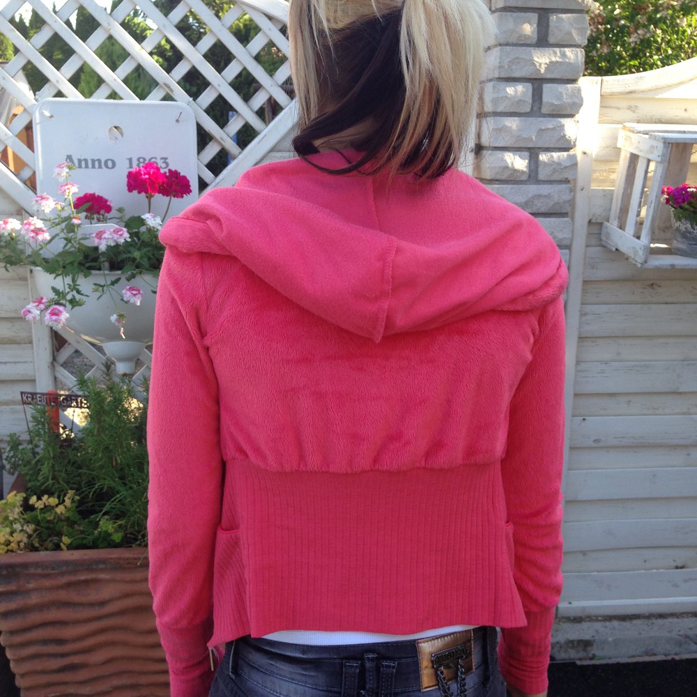 pinke flausche Jacke Gr. XXS Tally Weijl neu ! Blogger Damen hoodie