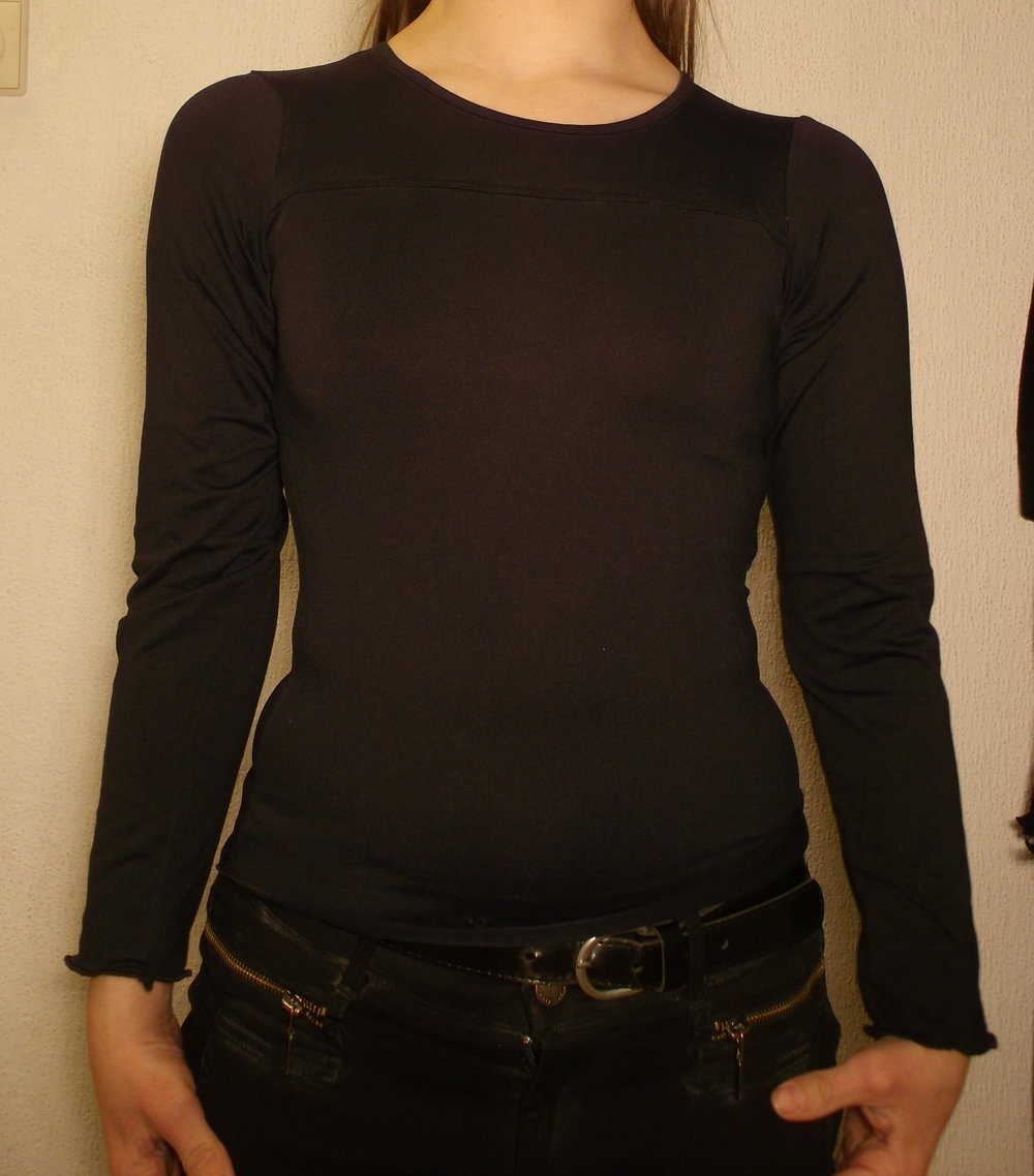 schwarzes Longsleeve eng anliegend von Pimkie GrößeXS