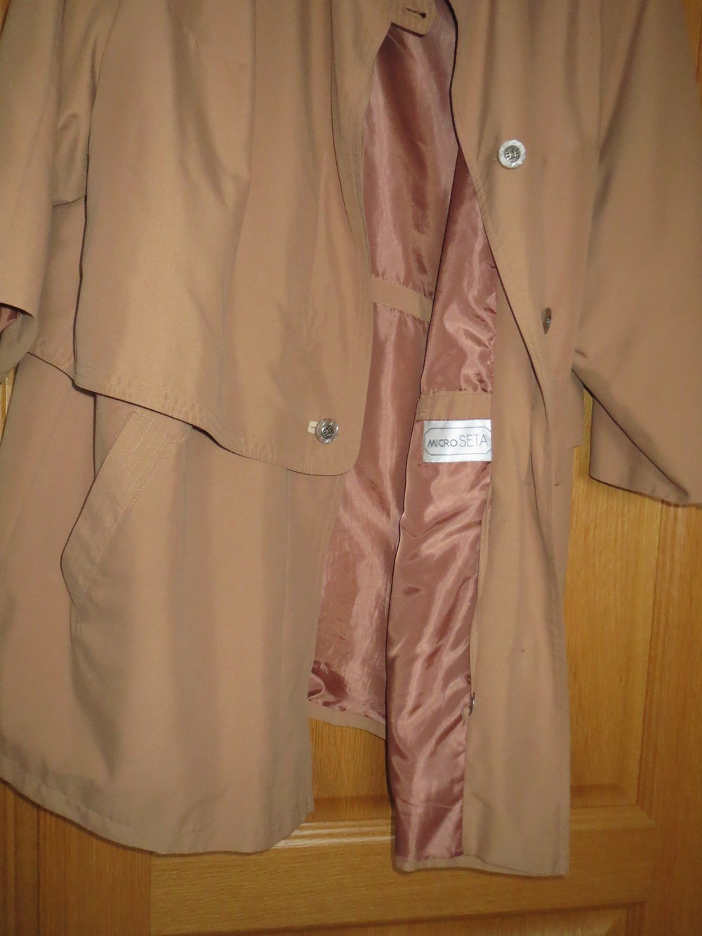 Mantel, Gr.50/XL, mocca-beige