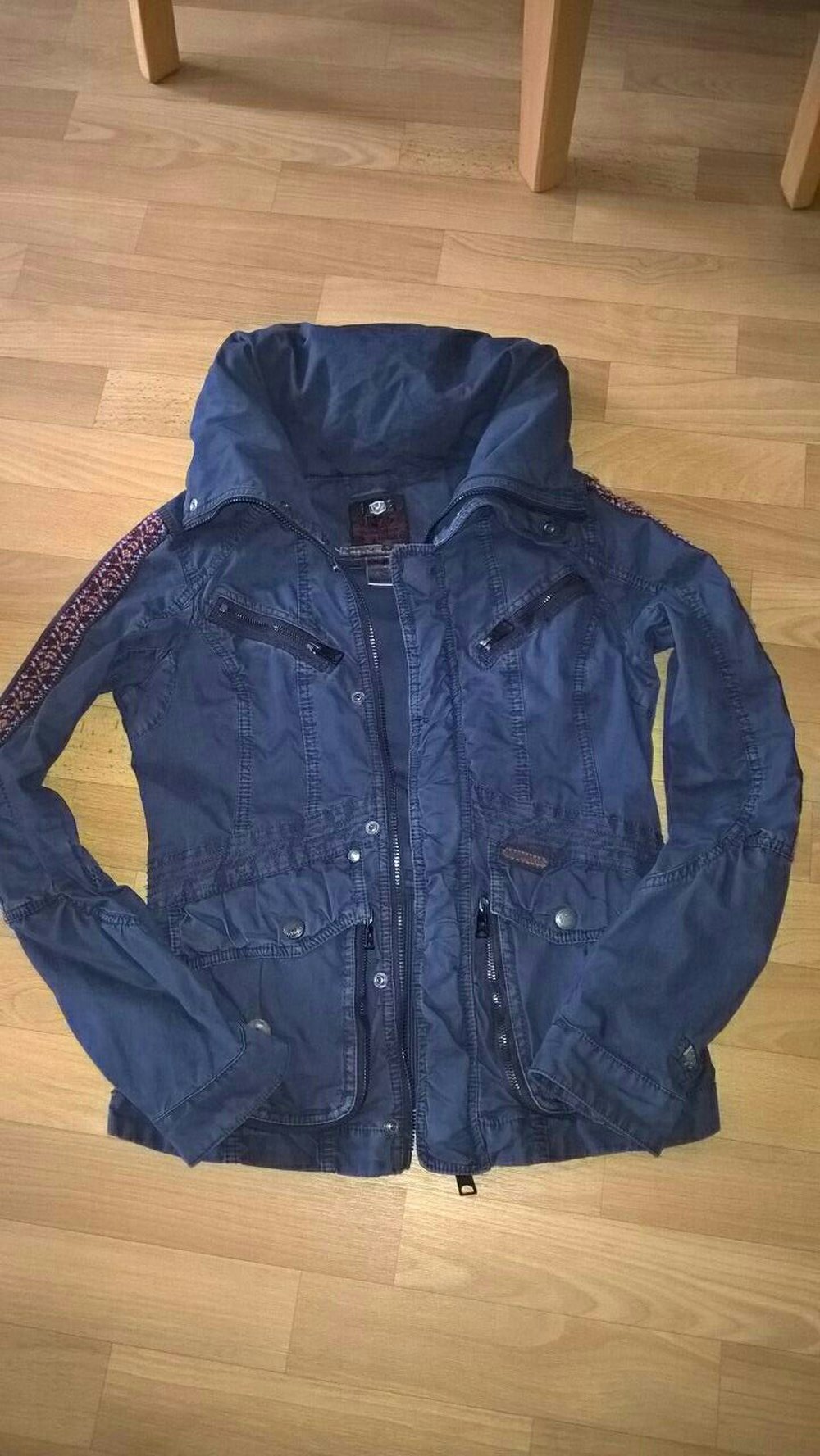 Khujo Jacke Übergangsjacke blau Gr. S