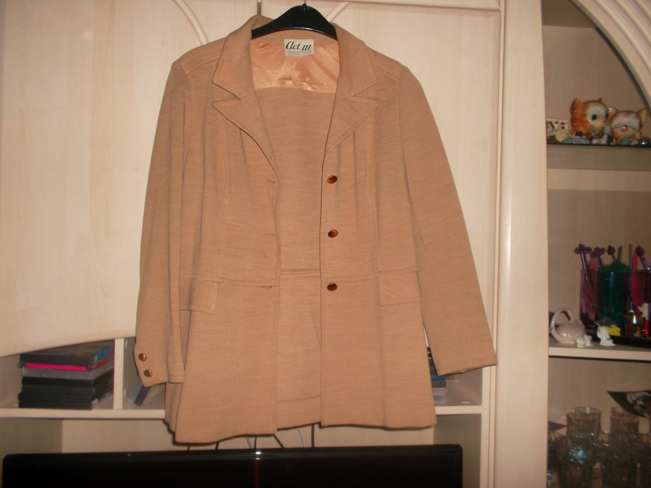 tolle jacke,braun/kamel,grösse 42/44