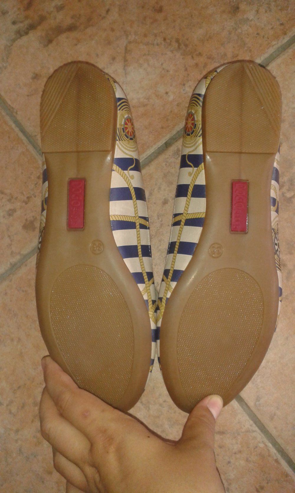 DOGO Ballerinas Maritim Anker