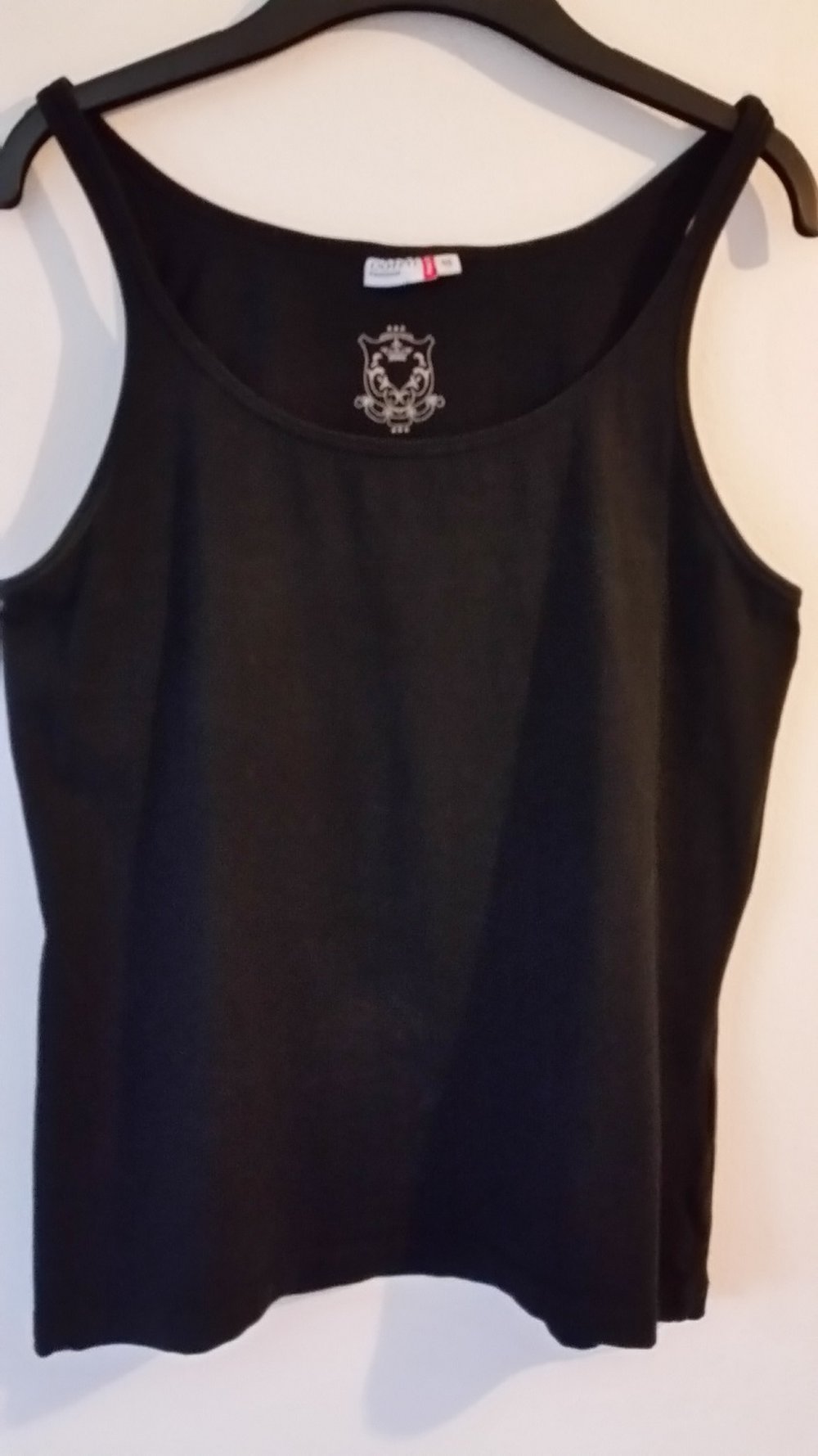 46, Top, schwarz, neuwertig