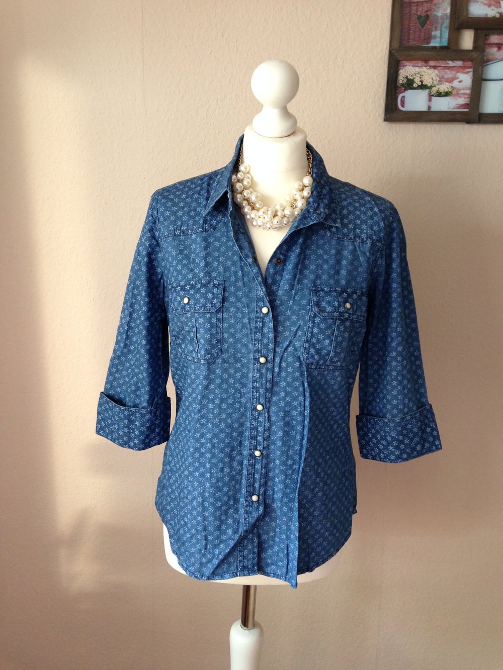 Jeansbluse, Hemd von Franco Callegari