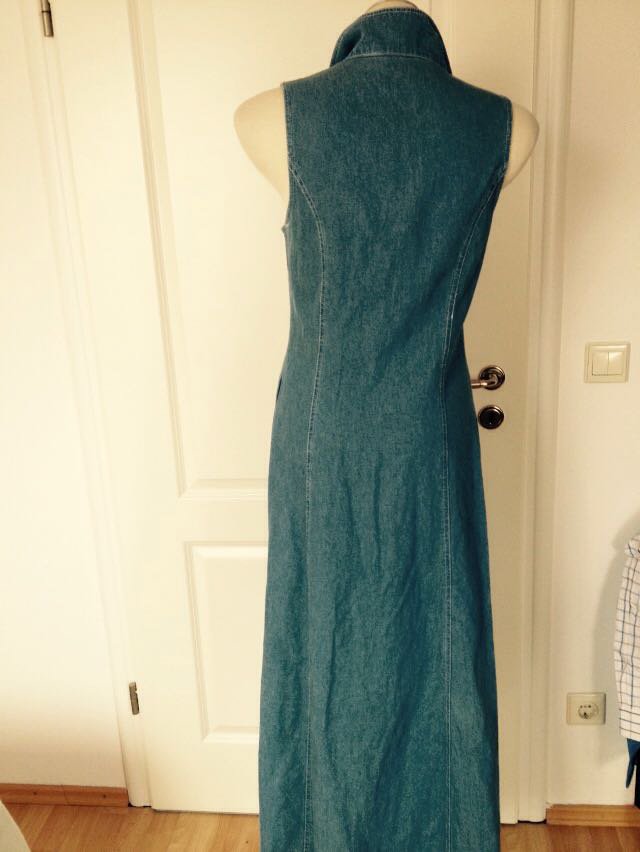 Exclusives Design Maxikleid Jeanskleid 