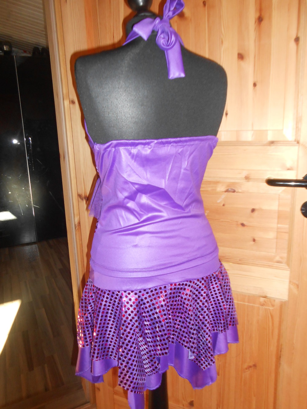 Kostüm lila Cheerleader 146/170 Cosplay 2-teilig +++Neu+++