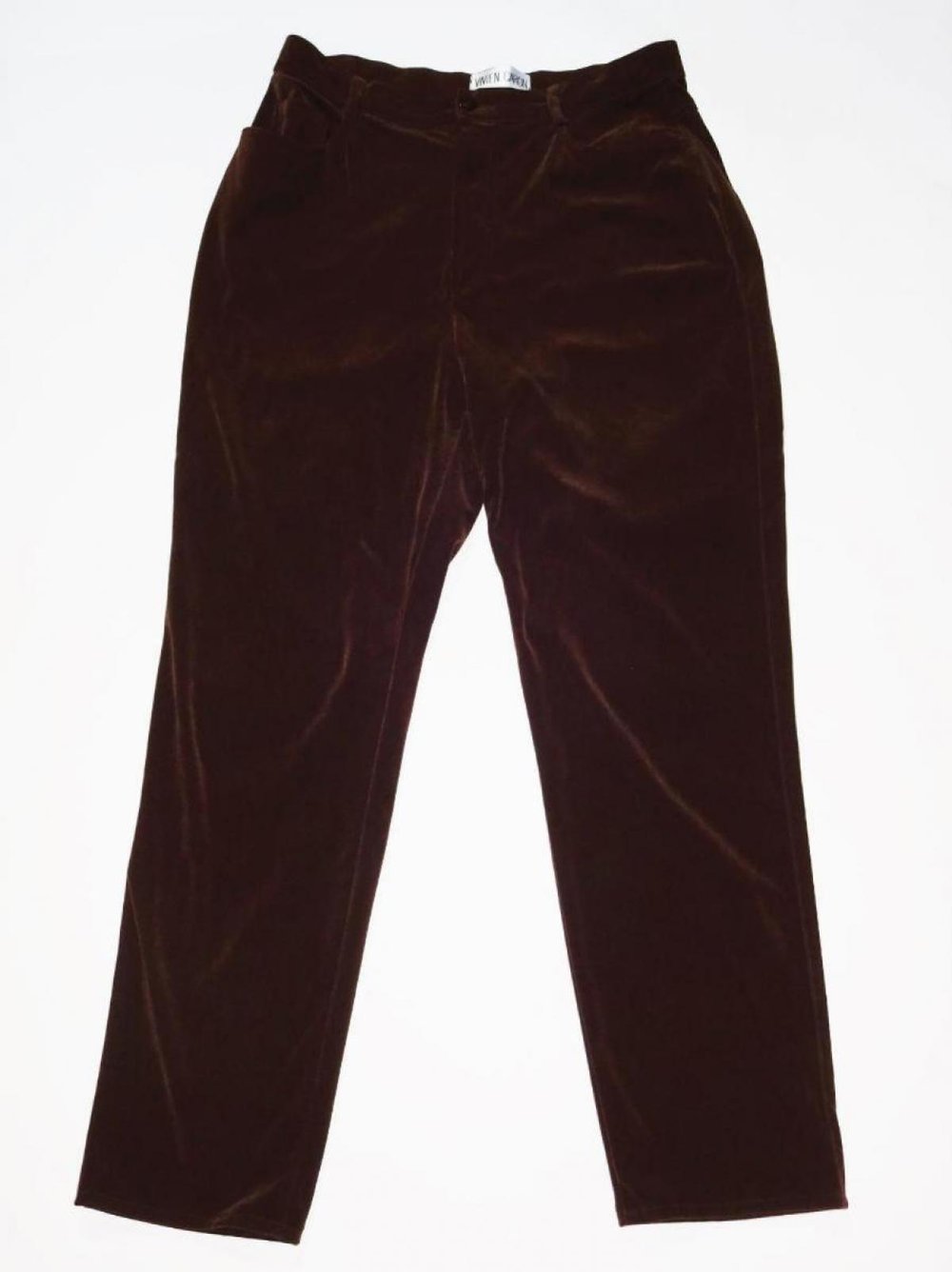 Braune Samthose Herbst Winter Gr. 42 Gr. M