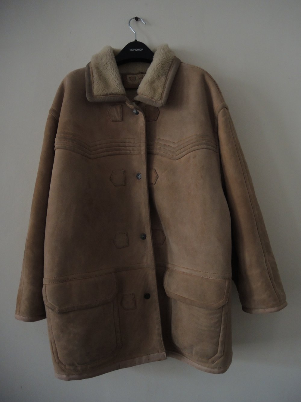 True Vintage Gucci Lammfell Jacke Mantel Ethno made in Italy