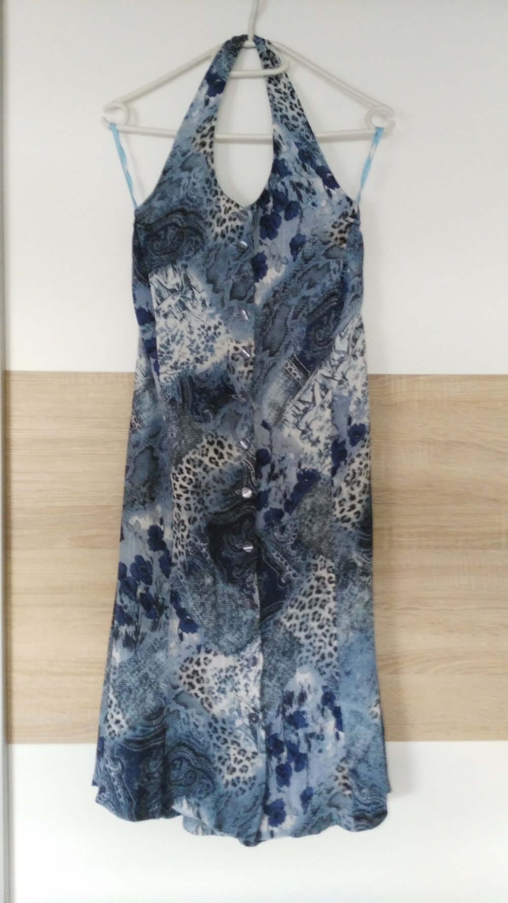 Luftiges Sommer Neckholder Kleid Gr. 36  von la rochelle