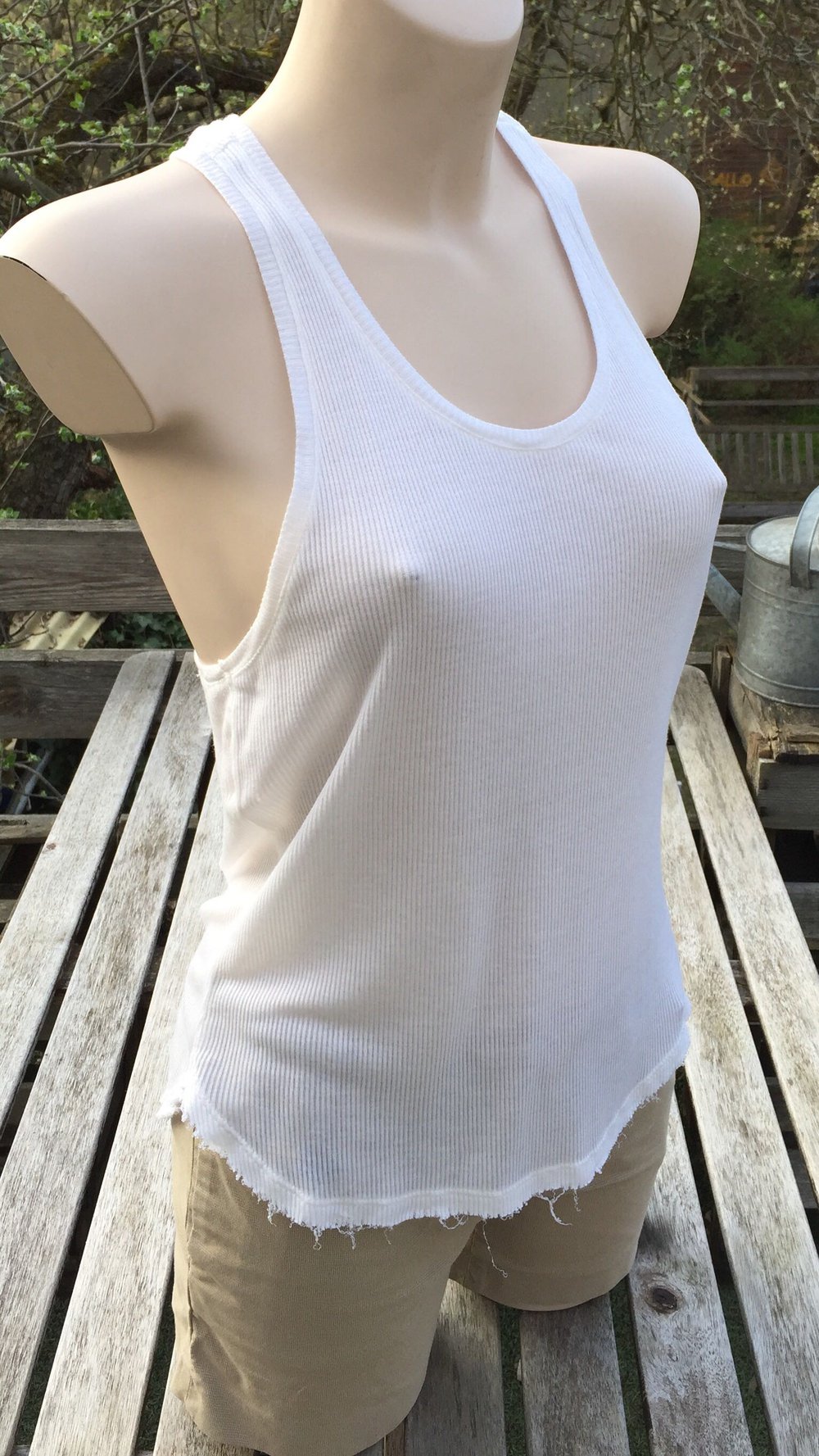 H&M Top TANKTOP gerippt Gr. 32