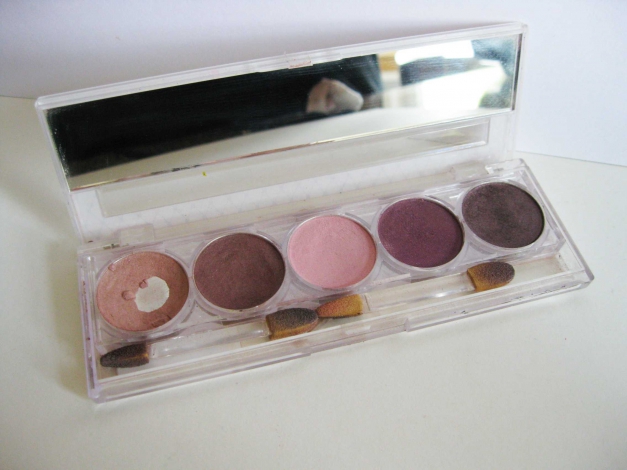 lidschatten palette rosa weinrot pinupstil