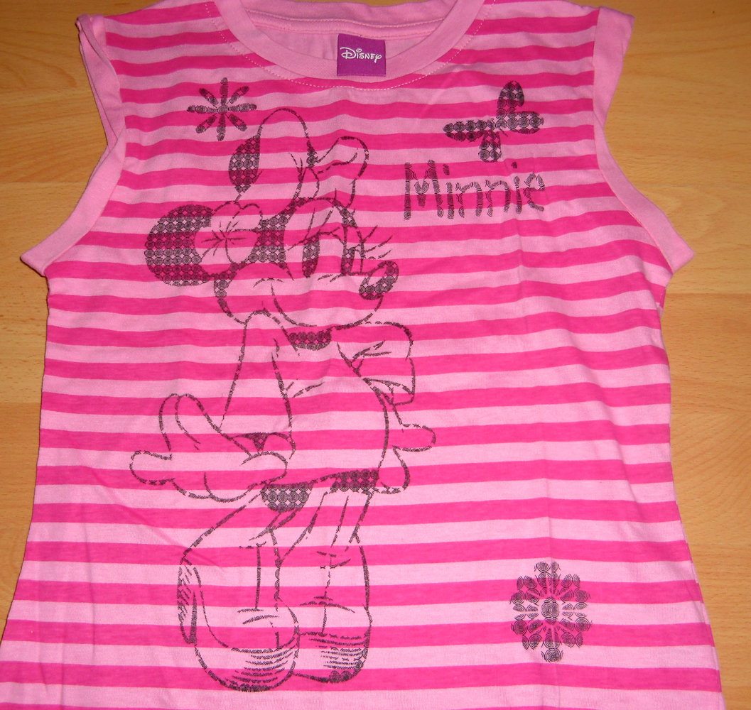 Disney by M&co.-zuckersüßes Minnie Mouse Shirt Gr.6-7y ca 122