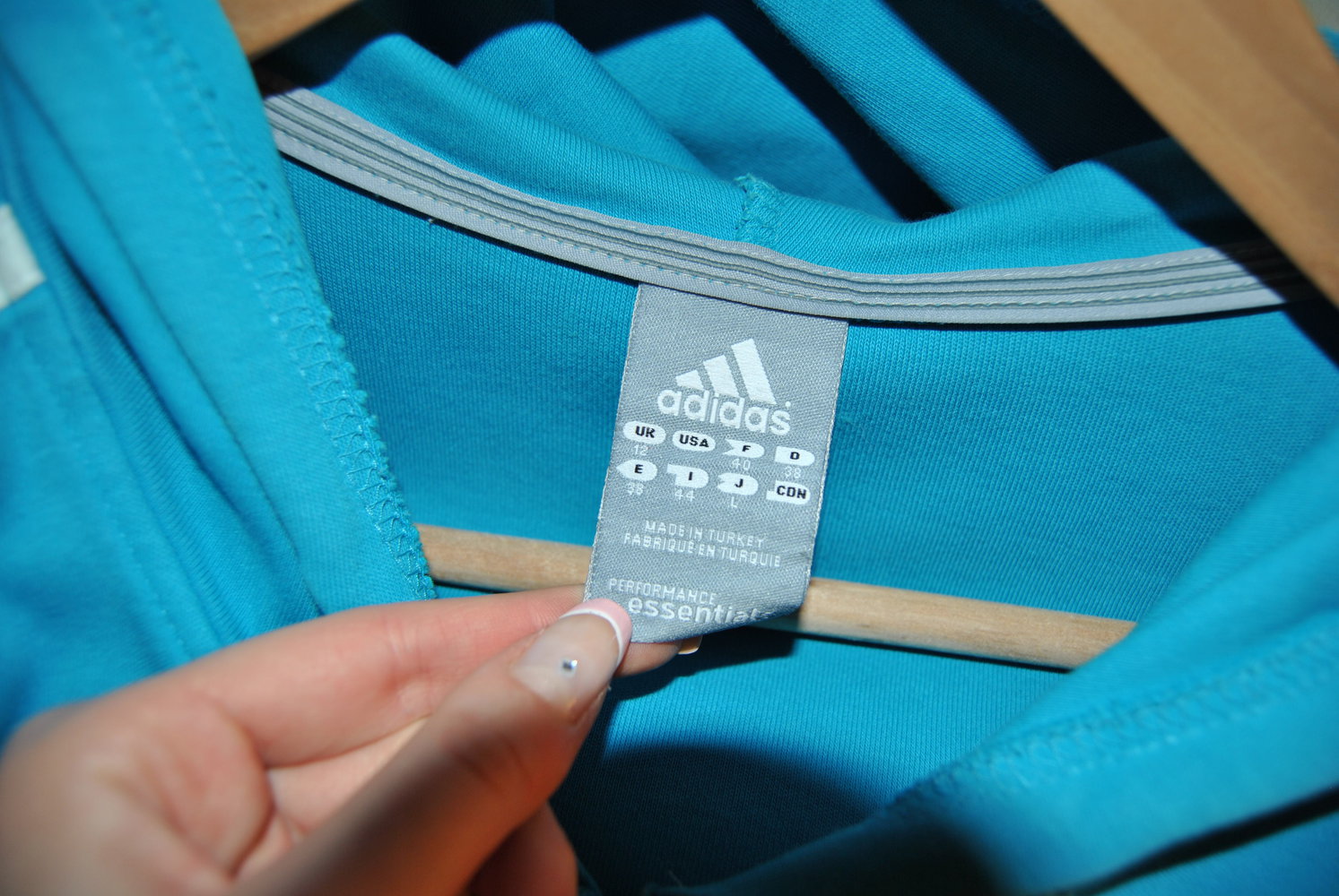 Adidas Jacke in blau